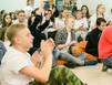 Активисты общались в открытом пространстве