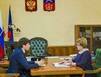 Марина Ковтун провела рабочую встречу с главой городского поселения Кандалакша Михаилом Павловым