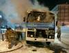 Житель Североморска из хулиганства сжег автобус