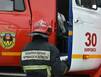 В Кировске вспыхнул огонь в кирпичном гараже