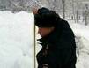 В Апатитах пешеходные переходы заблокированы сугробами