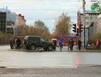 В центре Мурманска внедорожник снес забор