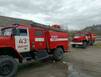 В Оленегорске с пожара госпитализирован человек