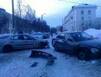 В Мурманске «Рено» протаранил «Приору»
