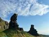 Живописная достопримечательность побережья Баренцева моря