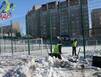 В Мурманске началась уборка спортплощадок