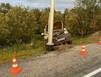 Между Мурмашами и Колой УАЗ встретился со столбом