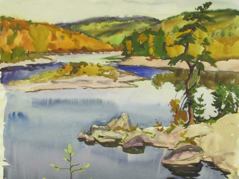 «Река Кола осенью». 1967 г. «Река Кола осенью». 1967 г.