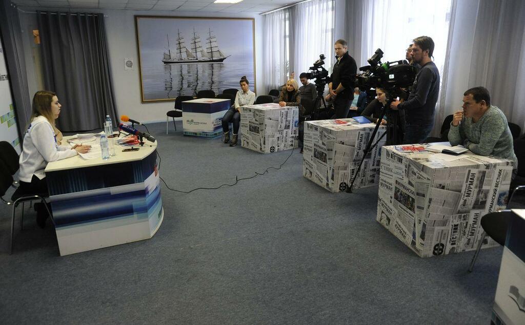 Организаторы конкурса в пресс-центре «МВ».