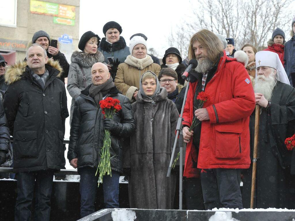 Федор Конюхов лично приехал на церемонию закладки.