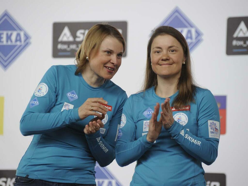 Чемпионки Анна Богалий и Екатерина Юрлова довольны.