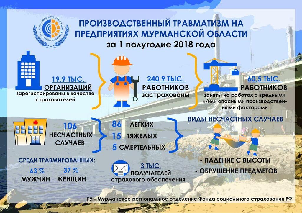 Фсс мурманск. Фсс мурманская область. Фсс мурманск ленина 43. Травматизм на производстве инфографика. Фсс мурманская область.