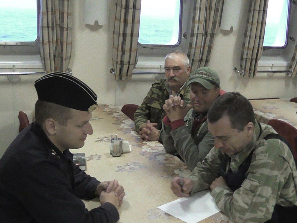 Спасенные рыбаки