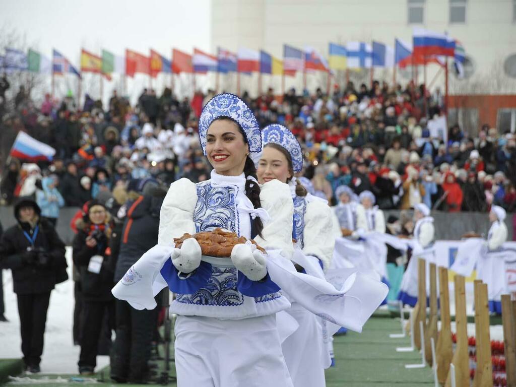 Встречали гостей по-русски. Встречали гостей по-русски.