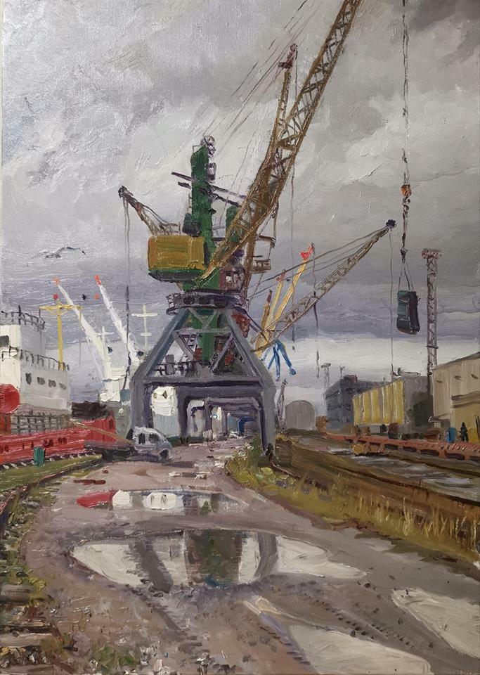 Симфония кранов. Антон Стекольщиков