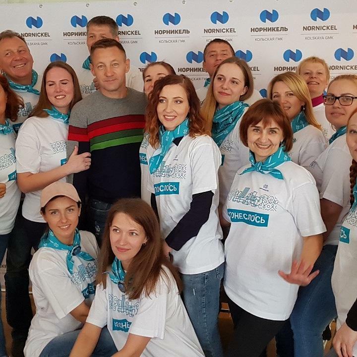 С Андреем Тихоновым - легендой российского футбола.
