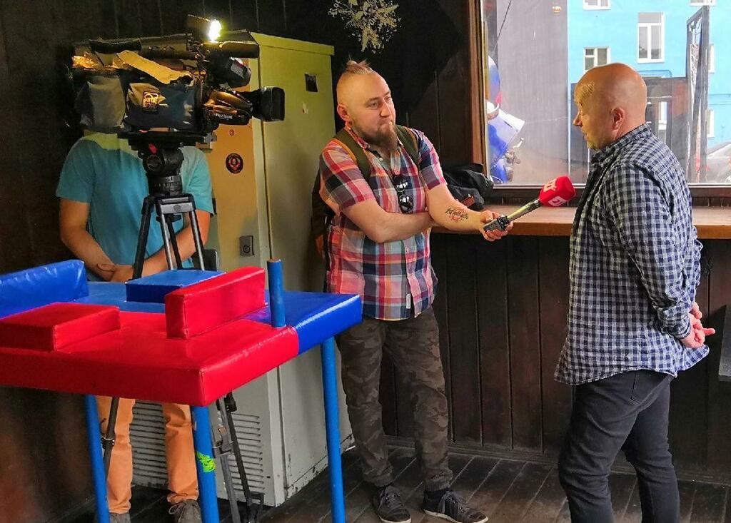 Дмитрий Шуминас Харальд Соренсен дает интервью