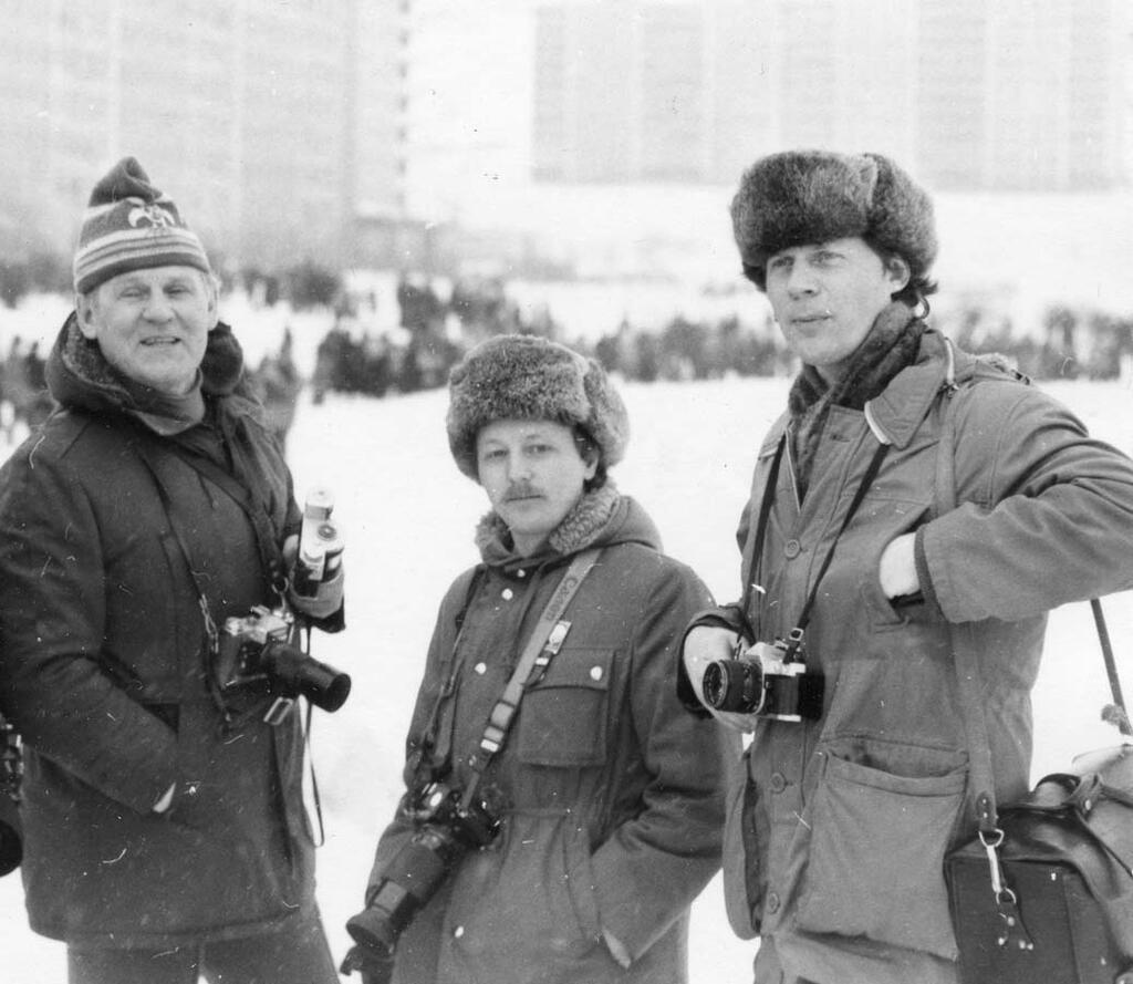 Станислав Барков, Вячеслав Басов и Николай Рудаков. 1985 г. Станислав Барков, Вячеслав Басов и Николай Рудаков. 1985 г.