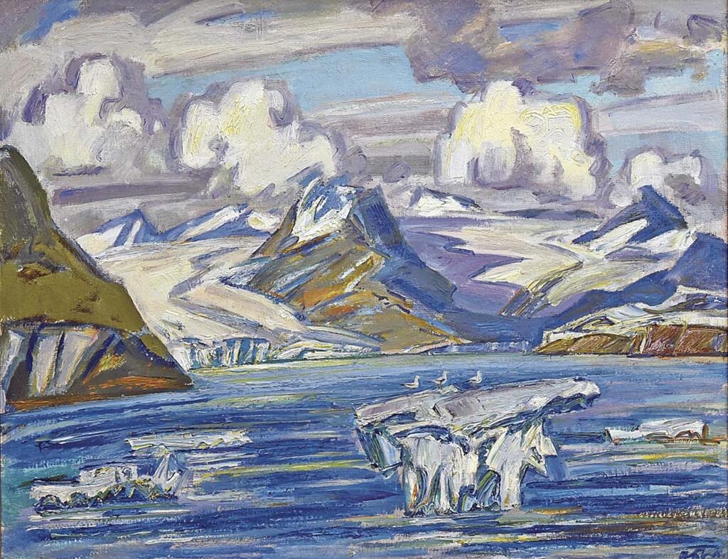 Виталий Бубенцов. «На острове Шпицберген» (1992 г.). Виталий Бубенцов. «На острове Шпицберген» (1992 г.).
