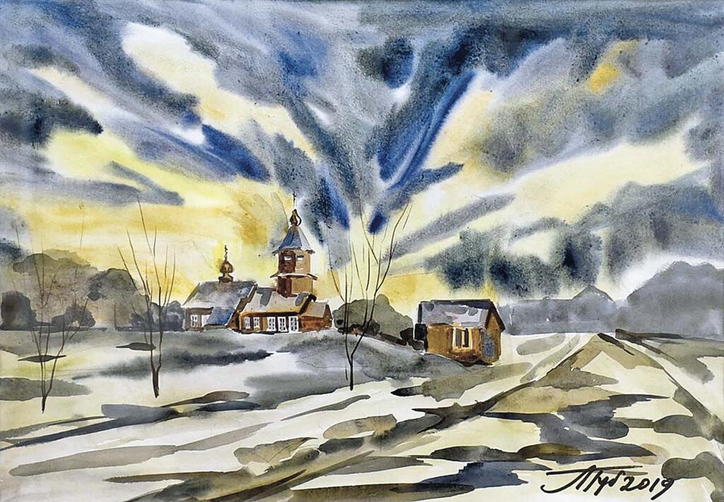 «Церковь в Мурмашах». 2019 г. «Церковь в Мурмашах». 2019 г.
