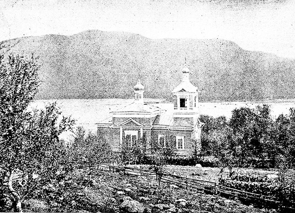 Борисоглебский храм в Пазреке. 1902 г. Фото из журнала «Живописная Россия». Борисоглебский храм в Пазреке. 1902 г. Фото из журнала «Живописная Россия».