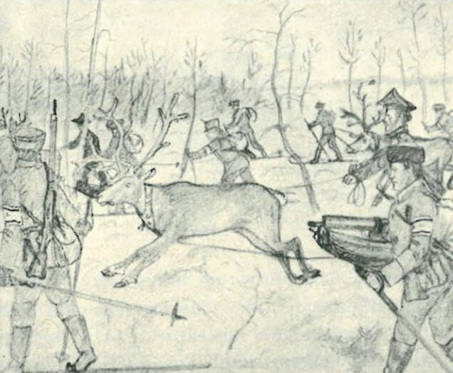 Реткикунта. 1918 г. Рисунок Ренвалла.