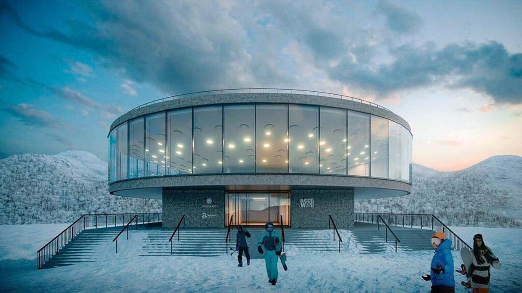 Ресторан на горе Айкуайвенчорр. Ресторан на горе Айкуайвенчорр.