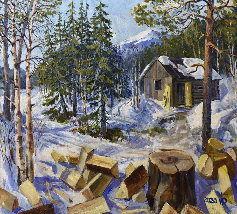 Игорь Грустнев. «Зимовье». Игорь Грустнев. «Зимовье».