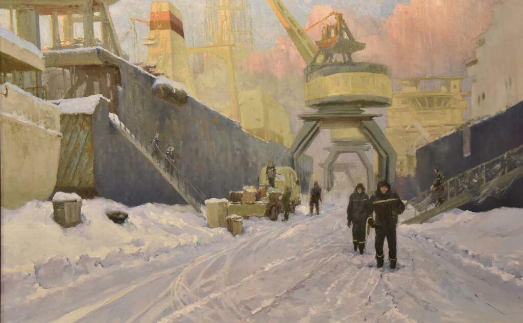 Сергея Ещенко. Серия работ «Мурманская судоверфь».