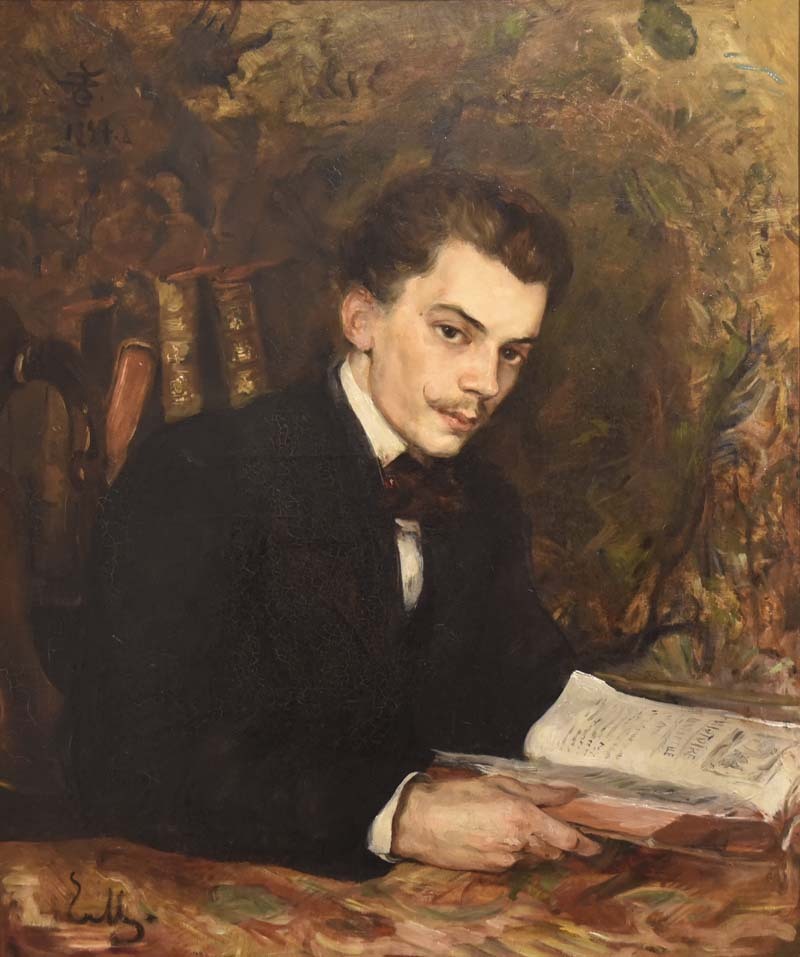 Елена Маковская. &laquo;Портрет С. К. Маковского&raquo;. Около 1897 г.