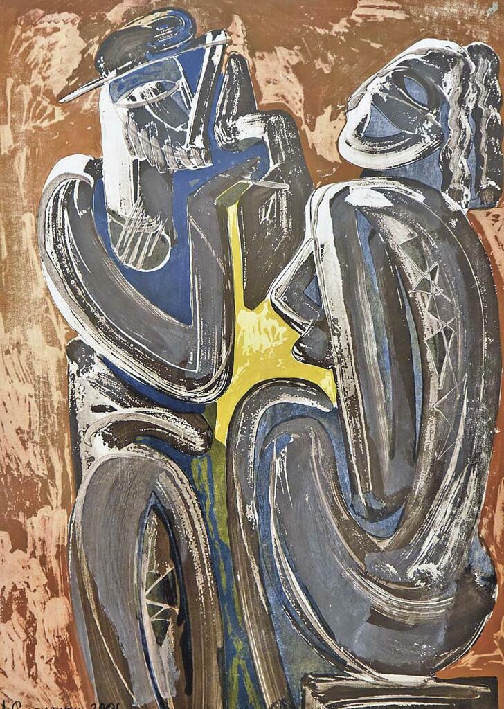 Сергиенко А. А. &laquo;Художник и модель&raquo;, 2001 г.