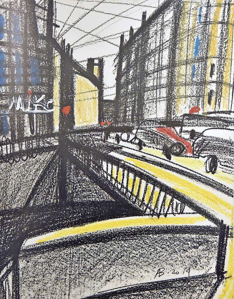 Ветрогонский А. В. &laquo;На мосту&raquo;, 2014 г.