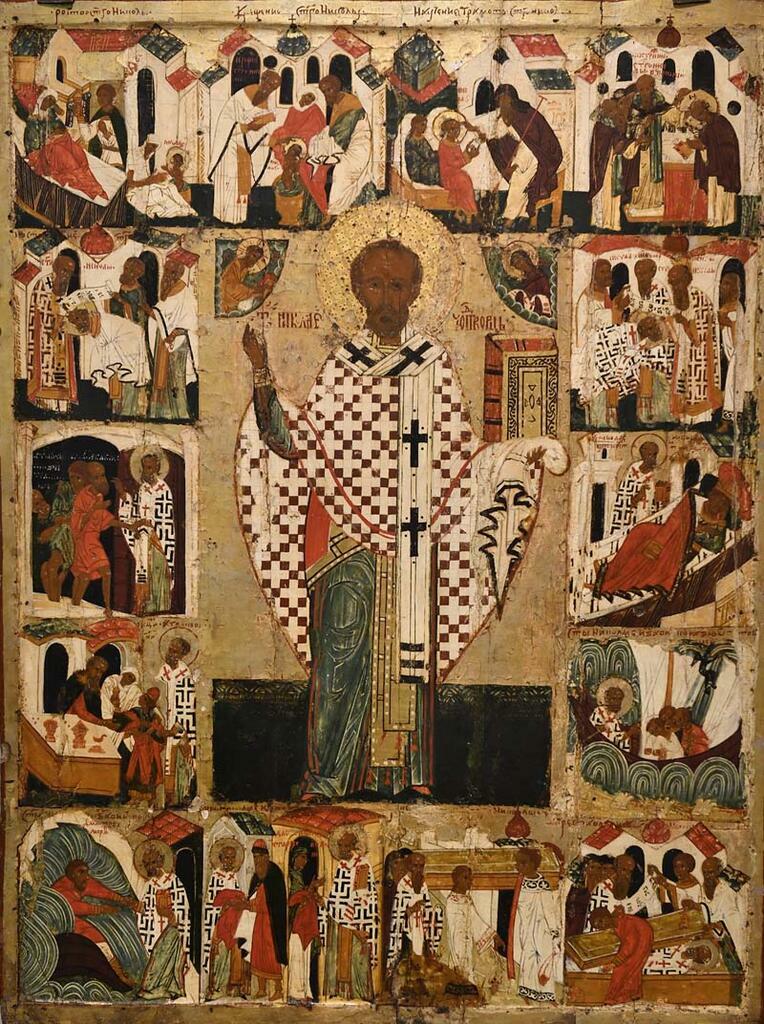Сергея Ещенко. «Никола в житии». XVI век.