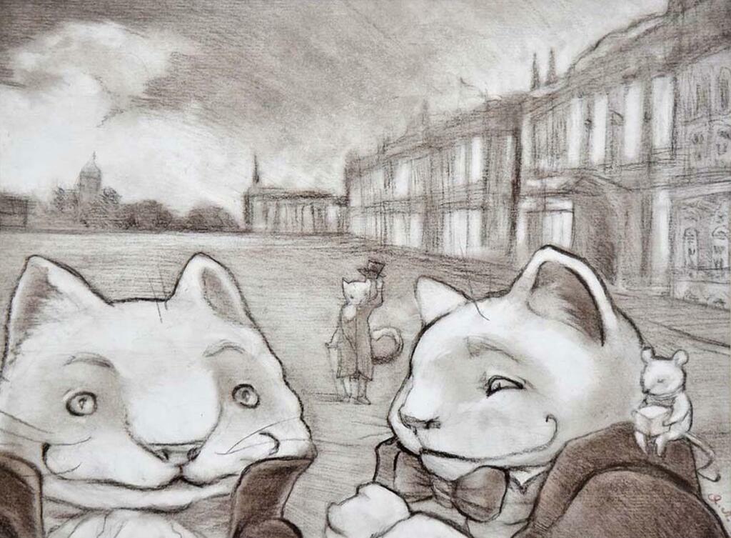 Сергея Ещенко. Лисина Яна «Коты Эрмитажа».