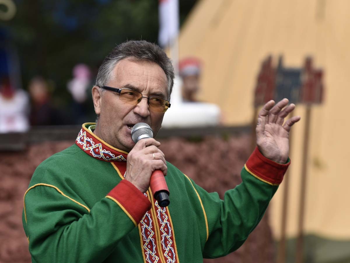 Саамский бард Иван Матрехин. 