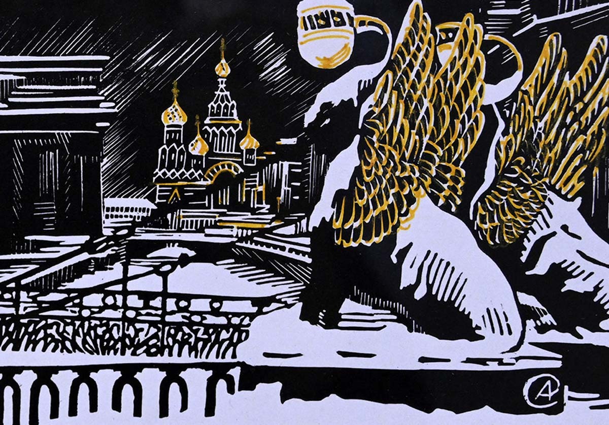 Анна Смирнова. «Банковский мост. Питер». Анна Смирнова. «Банковский мост. Питер».