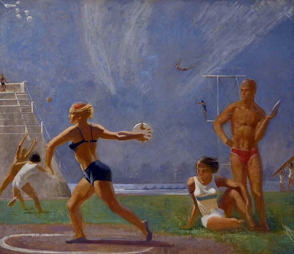 «На стадионе». 1934-1935 г. «На стадионе». 1934-1935 г.