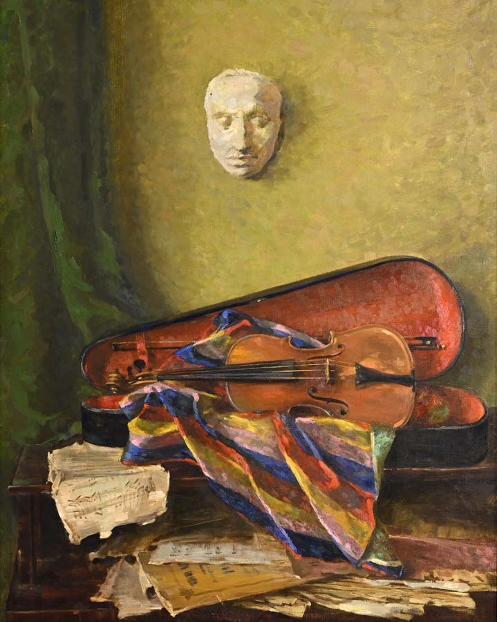 «Натюрморт со скрипкой». Конец 1950-х. «Натюрморт со скрипкой». Конец 1950-х.