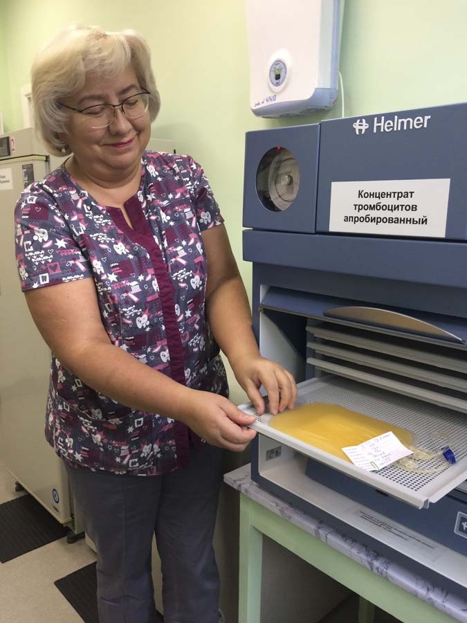 Тромбомиксер действует нежно и бережно.