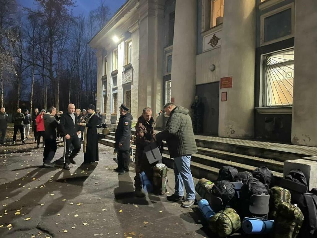 Ярослав Шалагин. Очередная команда мобилизованных с Кандалакшского района.