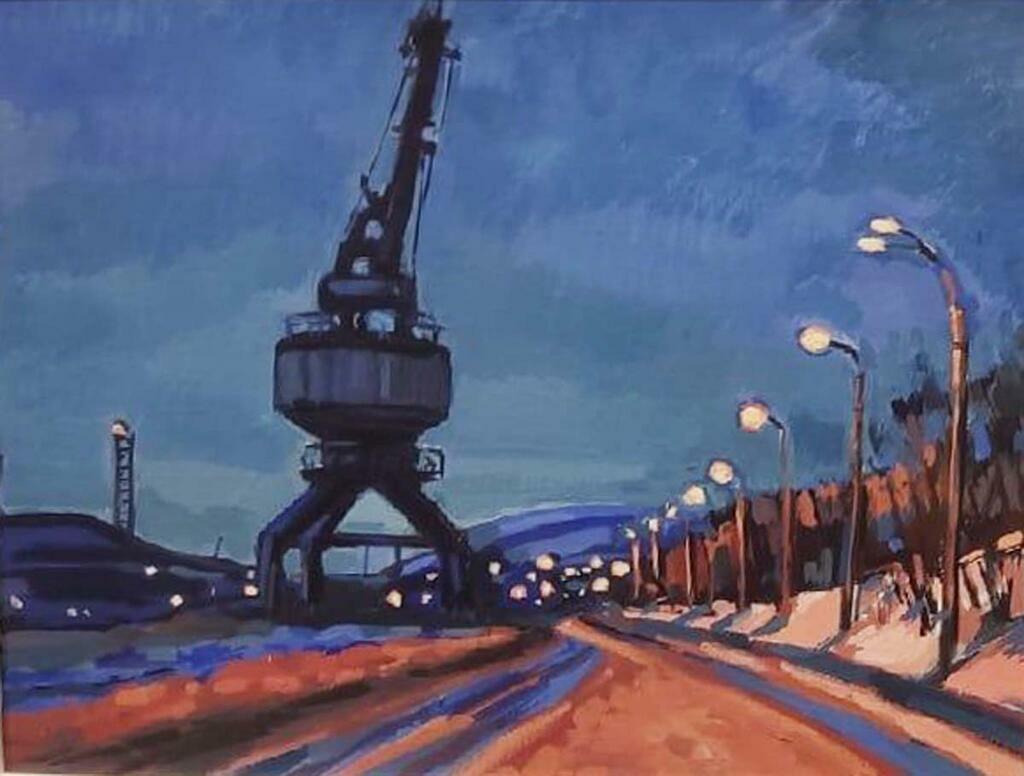 Екатерины Андреевой. «Нижнеростинское шоссе», 2017 г.