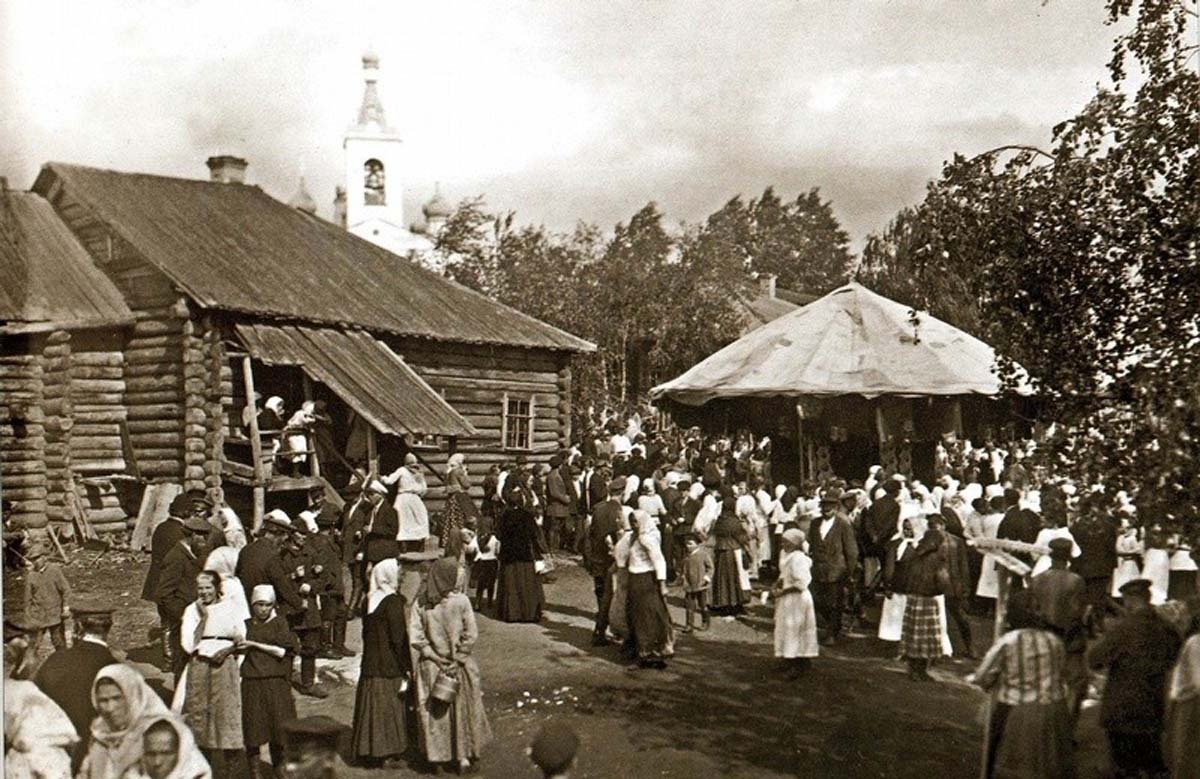 Ярмарка в Шуньге была одним из центров торговли северным жемчугом. Фото с сайта kizhi.karelia.ru