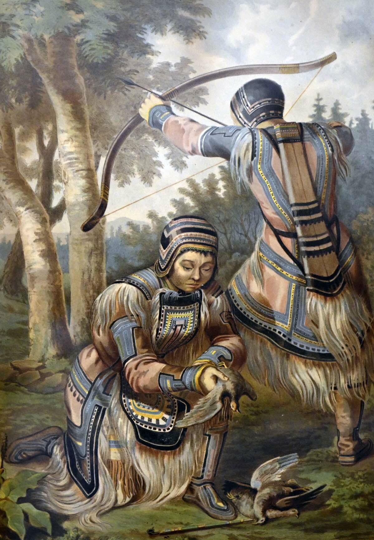 Лесные тунгусы. Фото: Лев Федосеев.