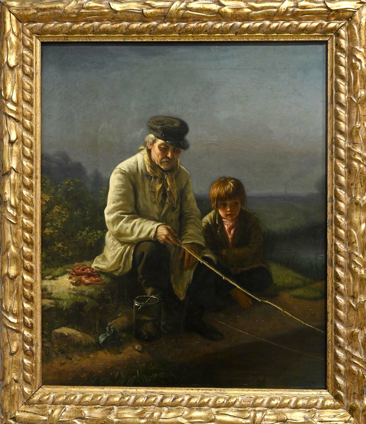 Владимир Перов. «Рыбная ловля». 1887 г. Фото: Сергей Ещенко. Владимир Перов. «Рыбная ловля». 1887 г. Фото: Сергей Ещенко.