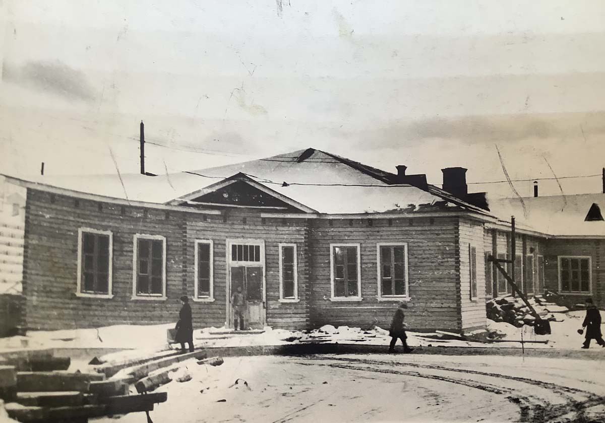Столовая рыбного порта (1948 год). Фото из фонда Государственного архива Мурманской области.
