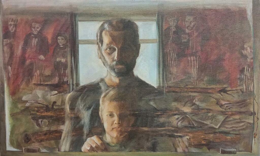 Никита Духно. «В музее», 1985 г. Фото: Екатерина Андреева. Никита Духно. «В музее», 1985 г. Фото: Екатерина Андреева.