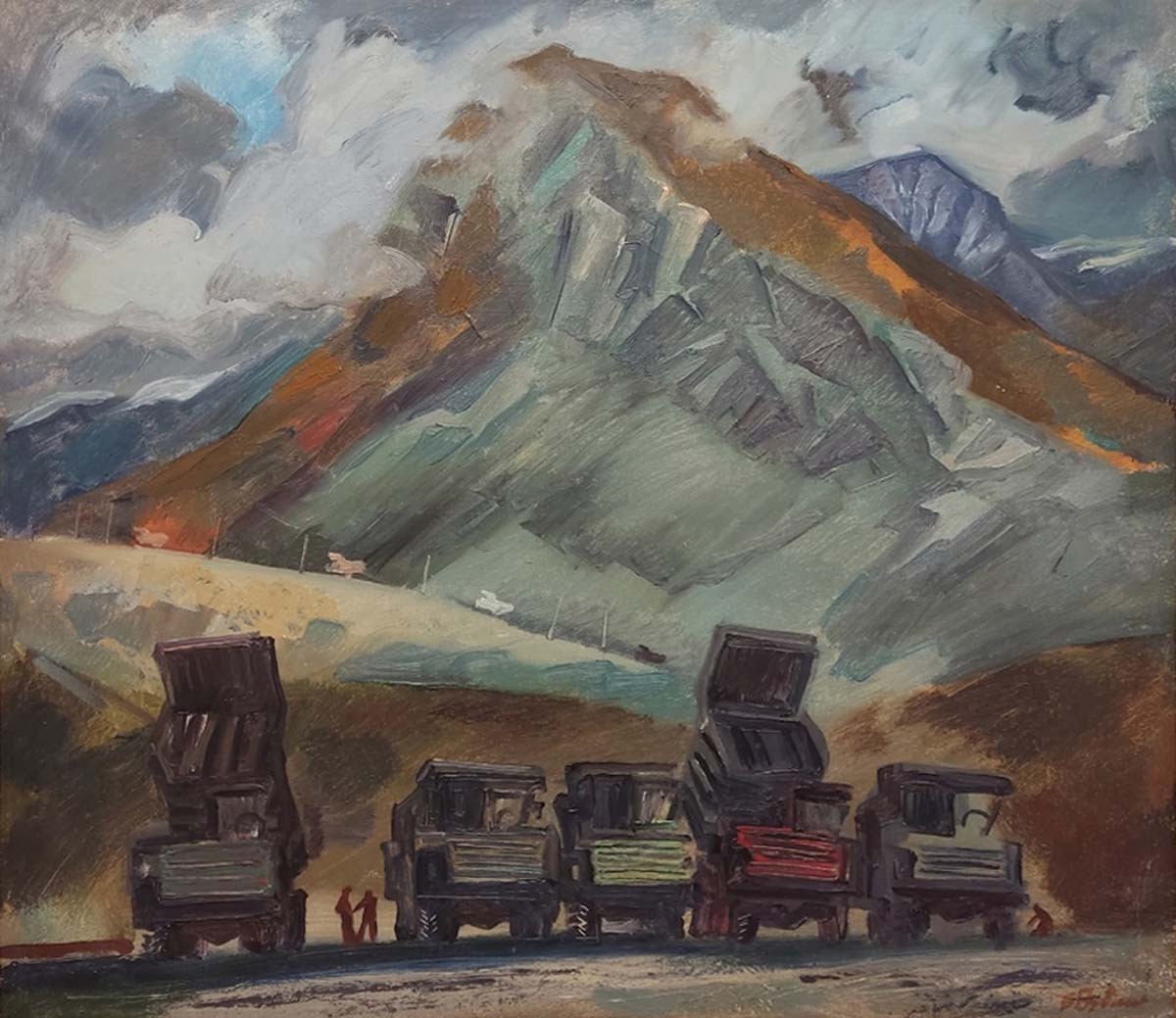 Виталий Бубенцов. «Кладовые Хибин», 1979 г. Фото: Екатерина Андреева. Виталий Бубенцов. «Кладовые Хибин», 1979 г. Фото: Екатерина Андреева.