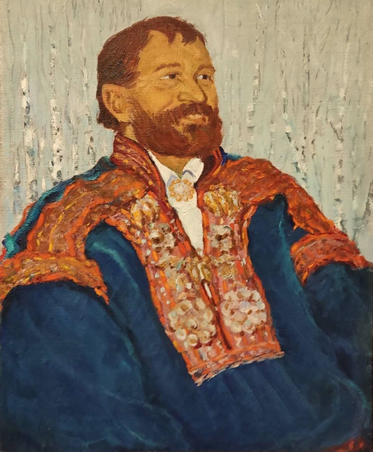 Василий Баранов. «Портрет финского художника Рейдара Сярестениеми», 1969 г. Фото: Екатерина Андреева. Василий Баранов. «Портрет финского художника Рейдара Сярестениеми», 1969 г. Фото: Екатерина Андреева.