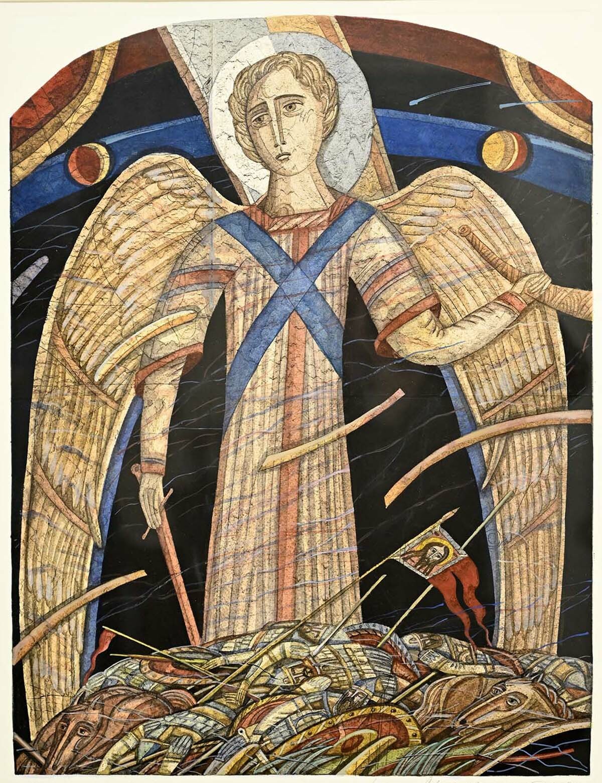&laquo;И падоша Игоревы стязи...&raquo; (&laquo;Архистратиг Михаил&raquo;) III. 2000 г. Фото Сергея Ещенко.