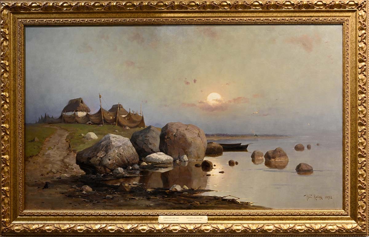 &laquo;Рыбацкая деревня&raquo;, 1892 г. Юлий Клевер. Фото Сергея Ещенко.